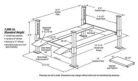 Backyard Buddy Lift Dimensions | 4 post car lift, Garage car lift, Lifted cars