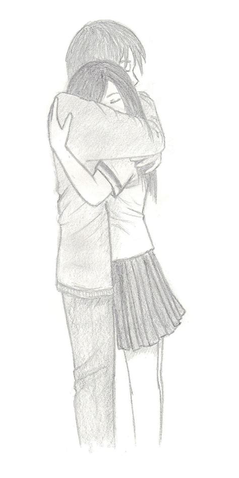 Hugging couple by PureSilver995 on DeviantArt