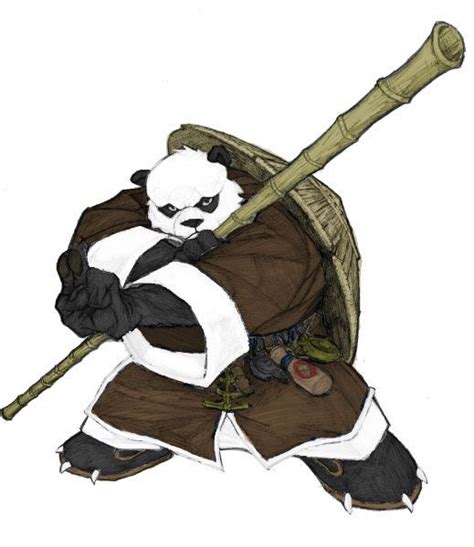 Another panda warrior Rpg Character, Fantasy Character Design, Character Concept, Kung Fu Panda ...