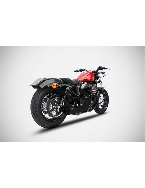 SPORTSTER 883 Exhaust Harley Davidson CONICAL Stainless Steel