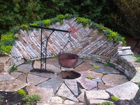 Sunken Firepit For Cooking | Fire pit plans, Fire pit landscaping, Garden fire pit