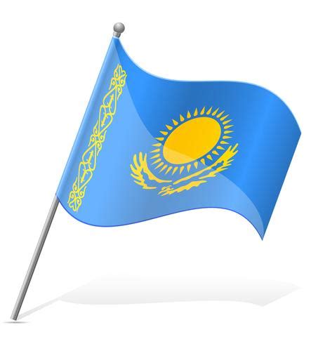 flag of Kazakhstan vector illustration 489760 Vector Art at Vecteezy