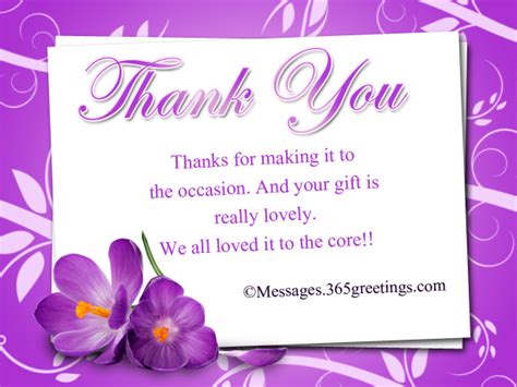 Thank You Messages For Gifts - 365greetings.com