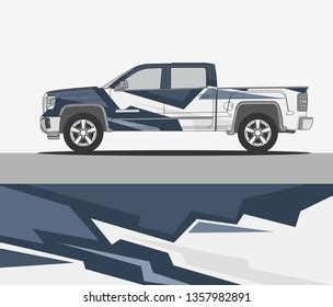 Truck Wrap Design Template Stock Vector (Royalty Free) 1357982891 ...