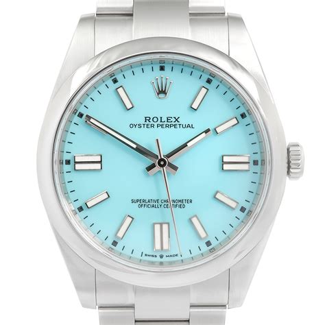 Rolex Oyster Perpetual Tiffany Blue 124300 - Kings Hill Jewellery