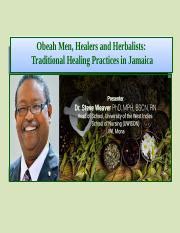 Obeah Men, Healers and Herbalist.ppt - Obeah Men, Healers and ...