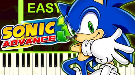 SONIC ADVANCE 3 THEME - EASY Piano Tutorial - YouTube