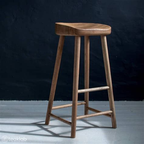 Buy Teak Wood Bar Stool Online | TeakLab