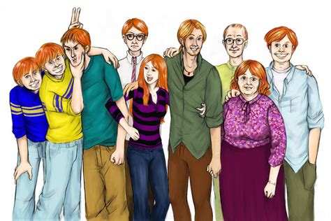 Weasley Family portrait by BuzDeeZul on DeviantArt