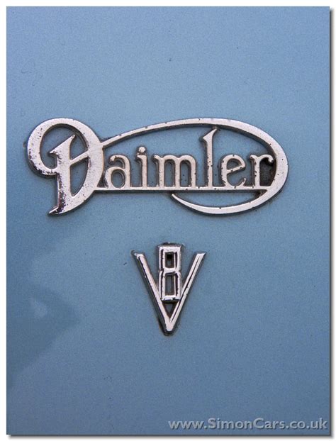 Daimler 2½litre V8 | Car emblem, Car ornaments, Emblem logo