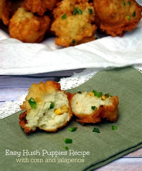 Easy Hush puppies Recipe with Corn and Jalapeno - Suburbia Unwrapped