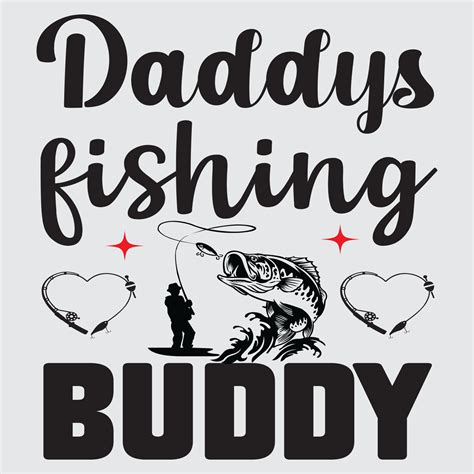 Daddy's fishing buddy 19659852 Vector Art at Vecteezy