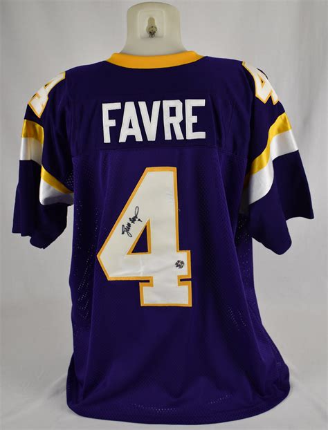 Lot Detail - Brett Favre Autographed Minnesota Vikings Jersey