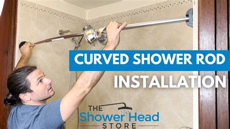 How To Install A Curved Shower Rod No Tools Needed!