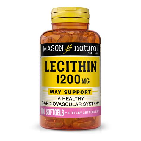 Lecithin 1,200 mg - Mason Vitamins