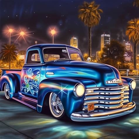 Chevrolet 3100 Lowrider Bomb Truck Chevy Low Rider Poster Wall Art by ...