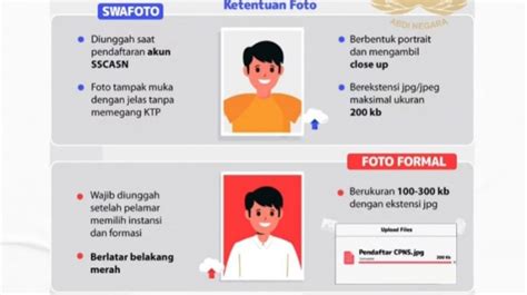 Swafoto SSCASN 2023 yang Benar Seperti Apa? Ini Contoh dan Ketentuan ...