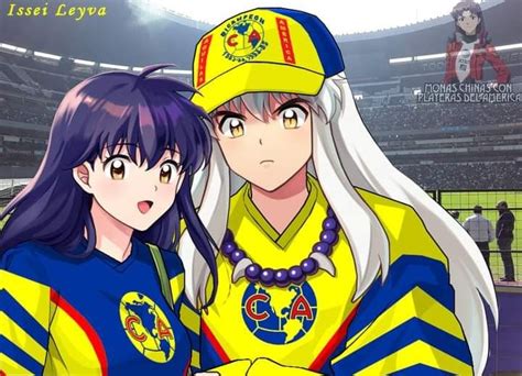 two anime characters standing next to each other in front of a stadium full of people