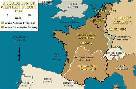 Netherlands Map 1940s