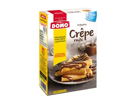 Domo is a leader brand in homemade desserts across Lebanon and Arab Pan countries. | Crepe Mix 350g