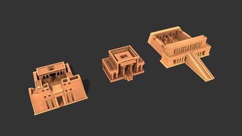 Egyptian Temples - Download Free 3D model by yanix [ab516f7] - Sketchfab