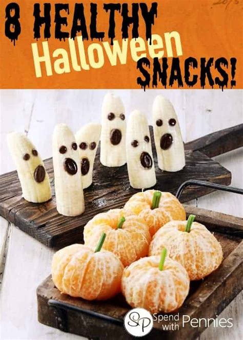 8 Healthy Halloween Snacks for Kids! - Spend With Pennies