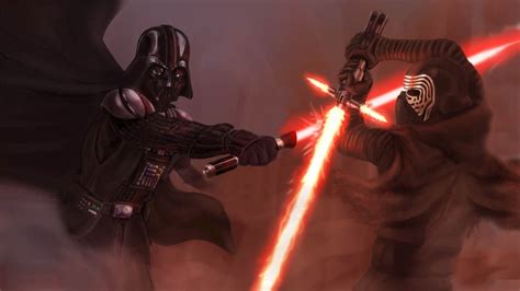 Vader vs Kylo Ren | Zoom Comics - Daily Comic Book Wallpapers