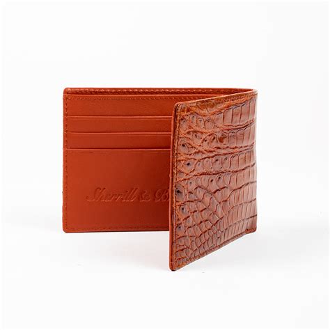 Crocodile Skin Wallets | Sherrill & Bros. | Military Discounts