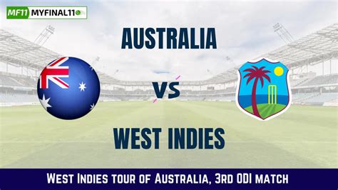 AUS vs WI Live Score, Australia vs West Indies Live Cricket Score, 3rd ...