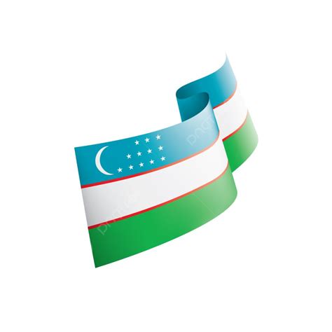 Uzbekistan National Flag Symbol Vector, Illustration, Frame, 3d PNG and ...