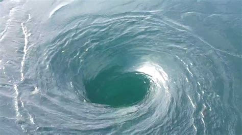 Huge Whirlpool In Ocean