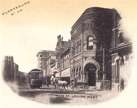 Envelope & Stationery Showing Main Street Looking West, Clarksburg WV | eBay