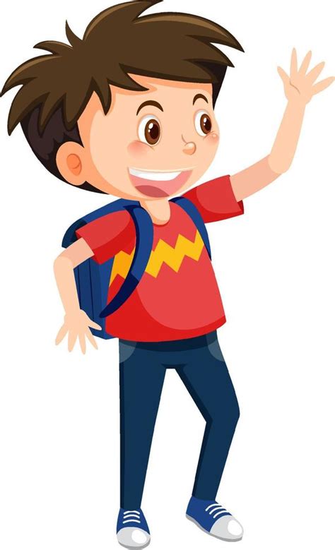 Student With Backpack Vector Art, Icons, and Graphics for Free Download