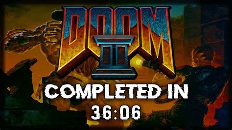 Doom 2 Speedrun in 36:06 - YouTube