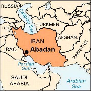 Abadan: location - Students | Britannica Kids | Homework Help