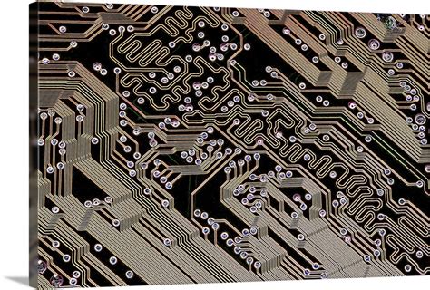 Printed circuit board, computer artwork Wall Art, Canvas Prints, Framed Prints, Wall Peels ...