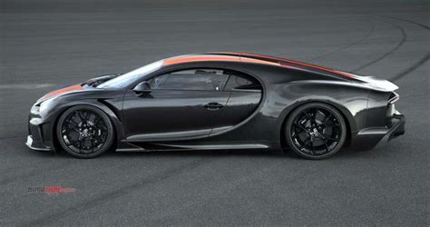 Bugatti Chiron test car top speed record of 490 kmph - Video