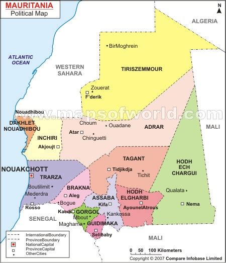 Nouakchott Map - Mauritania