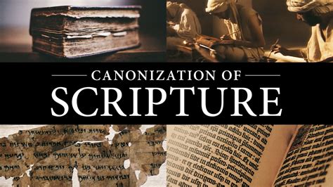 Canonization of Scripture | ISOW