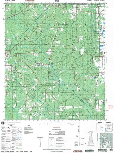 1 50000 Scale Map Land Nav Printable