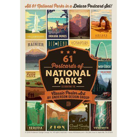 National Parks 62 Postcard Set (Other) in 2021 | Indiana dunes national park, National park ...