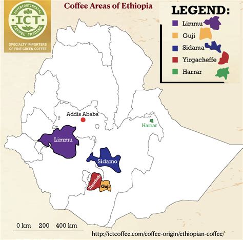 Ethiopia Coffee map - GeoCurrents