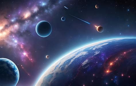 Premium Photo | Space Galaxy Planets Stars 4K Ultra HD Wallpaper ...