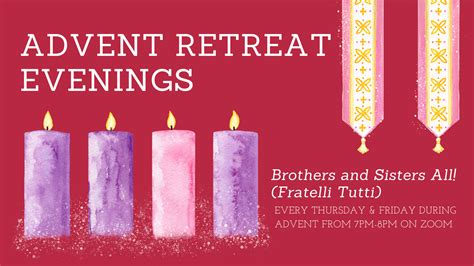 Register: Advent Evening Retreats - Missionary Oblates of Mary Immaculate