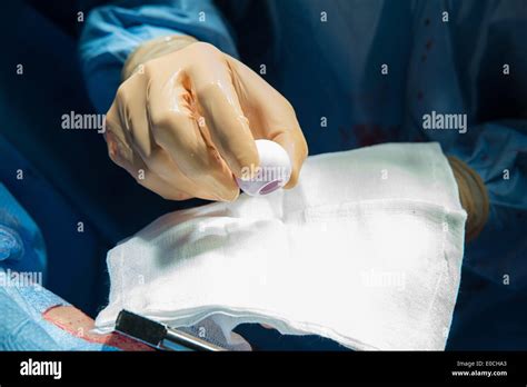 Hip prosthesis, surgery Stock Photo - Alamy