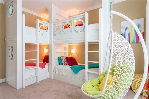 hammock under loft bed - Google Search Small Room Desk, Bunk Beds Small Room, Girls Bunk Beds ...