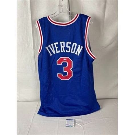 Allen Iverson's Philadelphia 76ers Signed Jersey - CharityStars