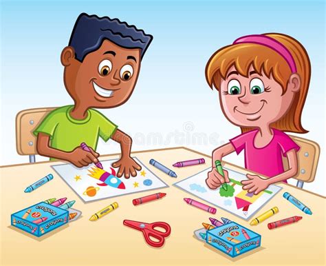 Child Coloring Clipart