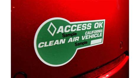 Electric Vehicle Hov Sticker California - Ginnie Nathalia