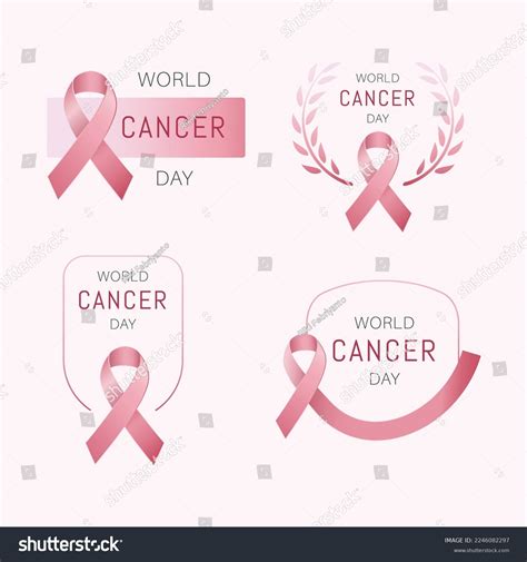 World Cancer Day Logo Vector Collection Stock Vector (Royalty Free) 2246082297 | Shutterstock